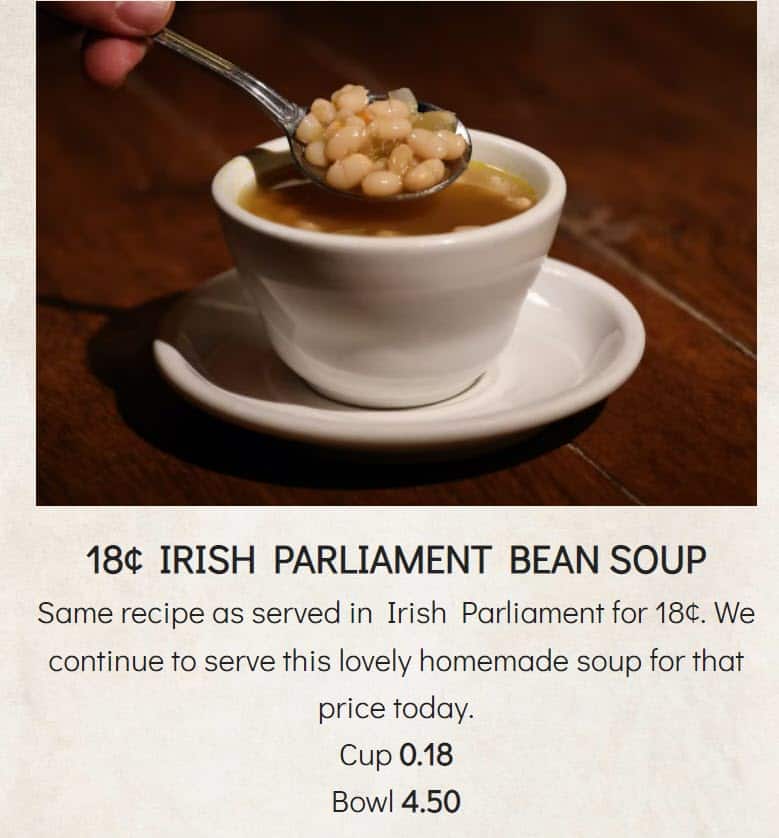 Parliament Bean Soup