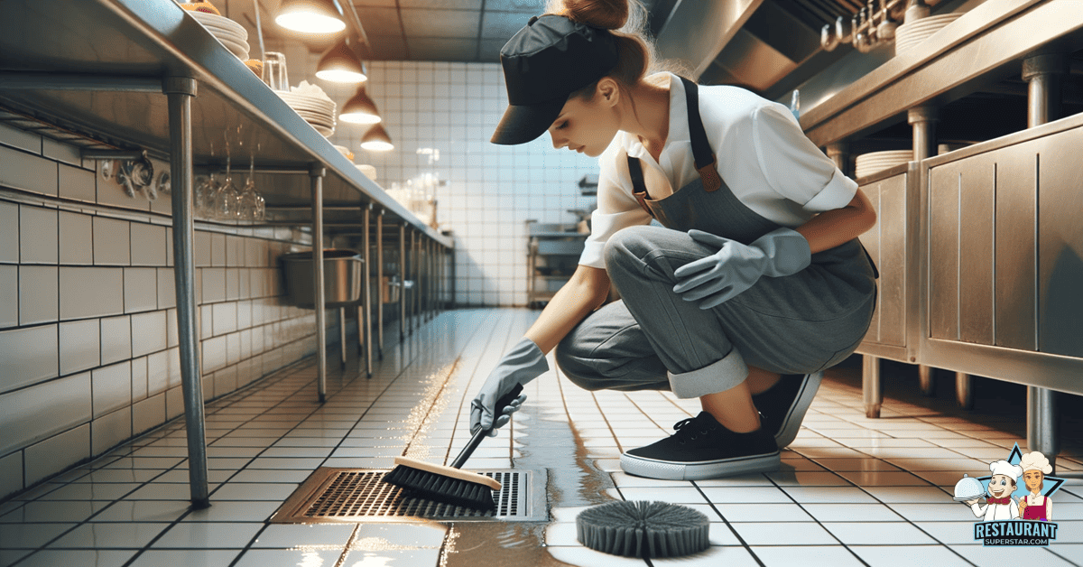How to Clean a Restaurant Floor Drain Super Easily