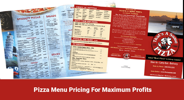 Pizza Menu Pricing For Maximum Profits