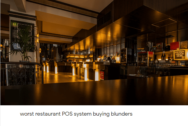 Worst Restaurant POS Systems