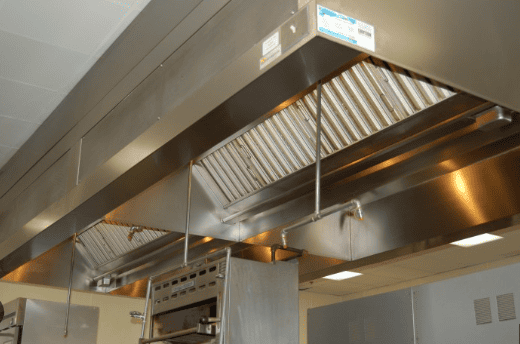Cleaning Grease off a Commercial Range Hood