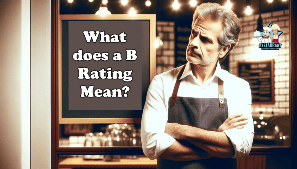 Is a B Rating for a Restaurant Bad