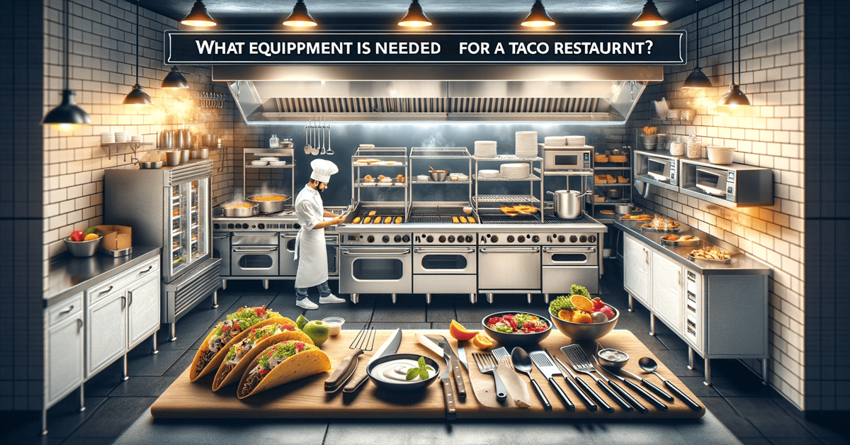 What Equipment is Needed for a Taco Restaurant?