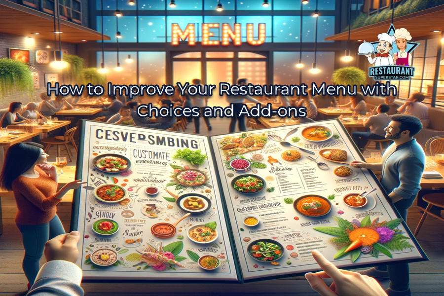 How to Improve Your Restaurant Menu with Choices and Add-ons